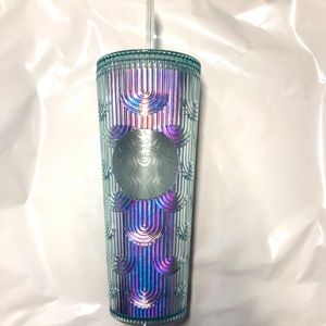 Starbucks 2022 Teal Mermaid Iridescent Venti Tumbler